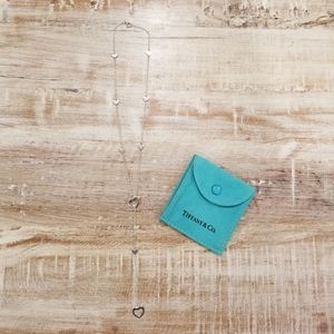 Tiffany & Co adjustable heart lariat necklace